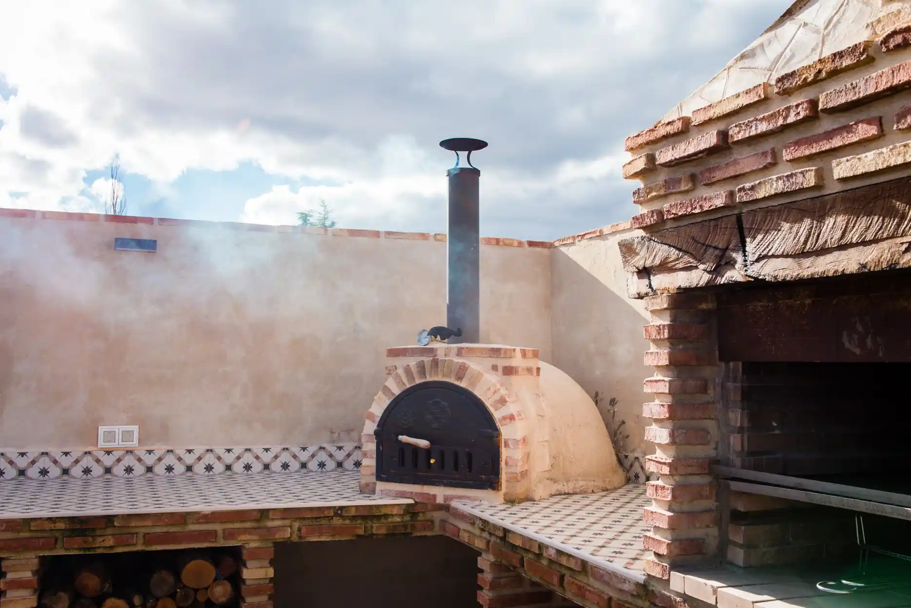 Zona Exterior Horno